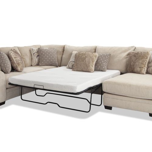 Sofa Beds With Right Chaise And Pillows (Photo 7 of 20)