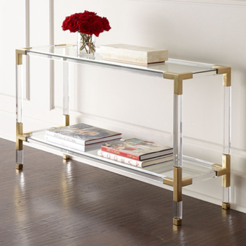 Glass And Gold Console Tables (Photo 15 of 20)