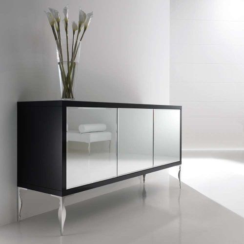 White Mirrored Sideboards (Photo 16 of 20)