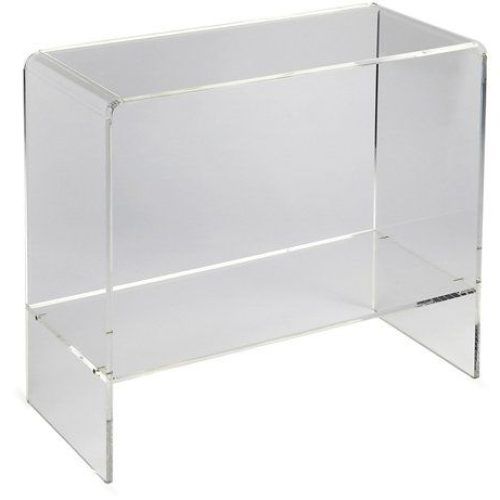 Clear Glass Top Console Tables (Photo 16 of 20)