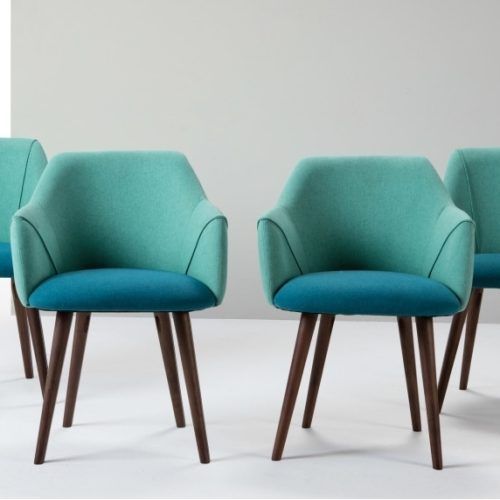Dining Chairs With Blue Loose Seat (Photo 4 of 20)