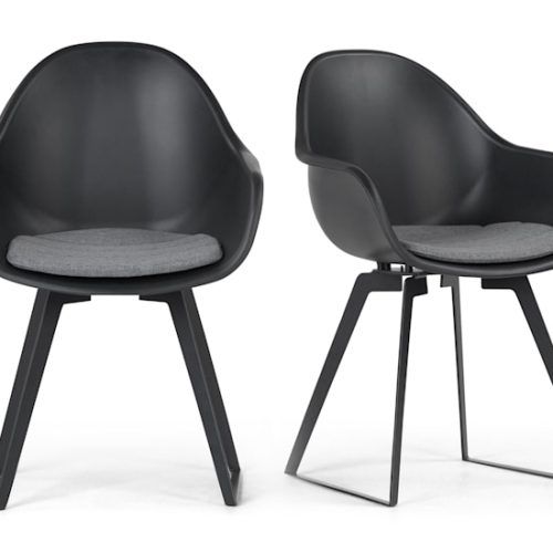Black Dining Chairs (Photo 5 of 20)