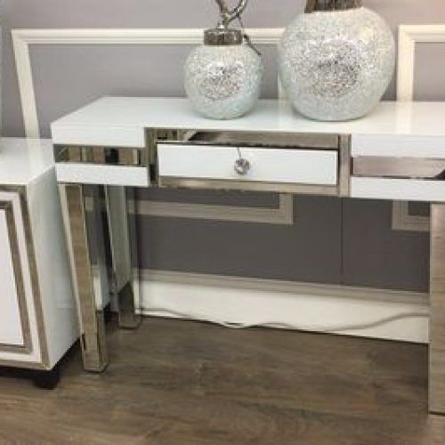 Mirrored And Silver Console Tables (Photo 1 of 20)