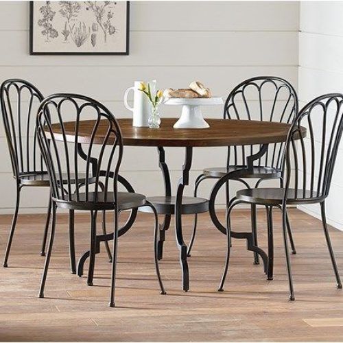Magnolia Home Breakfast Round Black Dining Tables (Photo 2 of 20)