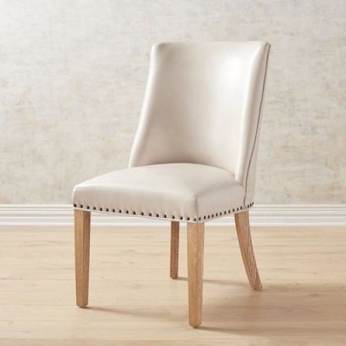 Magnolia Home Emery Ivory Burlap Side Chairs (Photo 7 of 20)