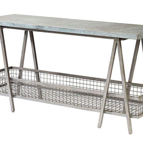 Magnolia Home Taper Turned Bench Gathering Tables With Zinc Top (Photo 7 of 20)