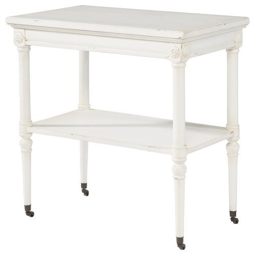 Magnolia Home Scallop Antique White Cocktail Tables (Photo 13 of 20)