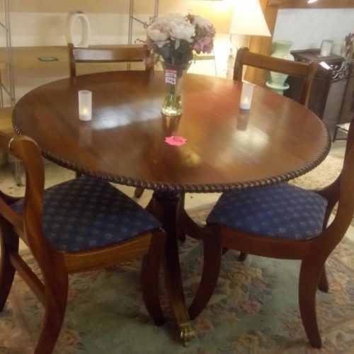 Mahogany Dining Tables And 4 Chairs (Photo 18 of 20)