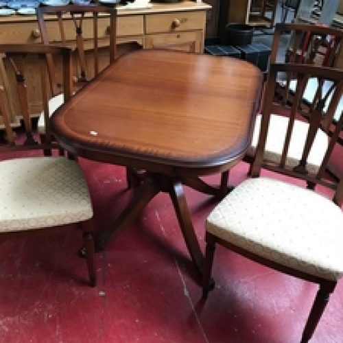 Mahogany Dining Tables And 4 Chairs (Photo 15 of 20)