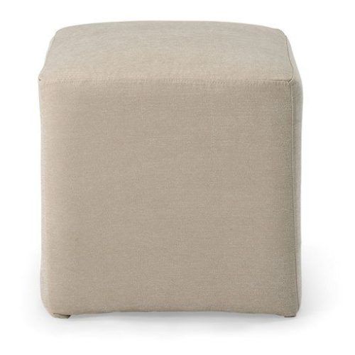 Solid Cuboid Pouf Ottomans (Photo 11 of 20)