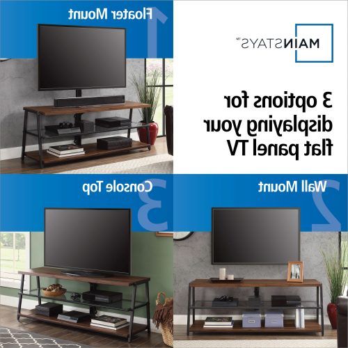 Mainstays Tv Stands For Tvs With Multiple Colors (Photo 16 of 20)