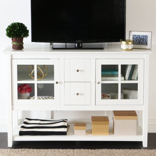 Mainstays 3-Door Tv Stands Console In Multiple Colors (Photo 12 of 20)