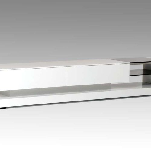 Modern White Lacquer Tv Stands (Photo 1 of 15)