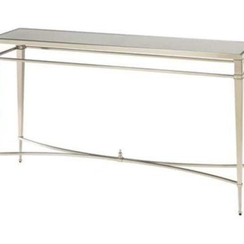 Chrome And Glass Rectangular Console Tables (Photo 11 of 20)