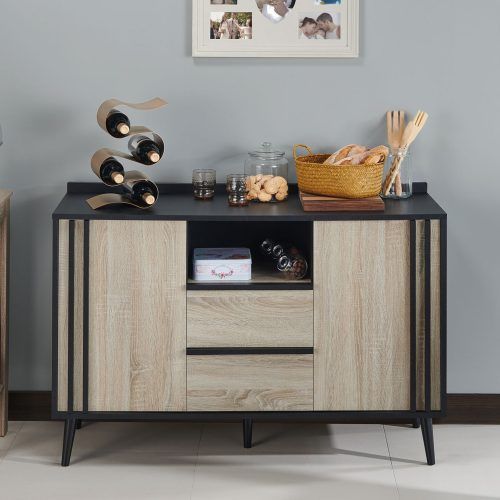 Togal Contemporary White/light Oak Dining Buffets (Photo 10 of 20)