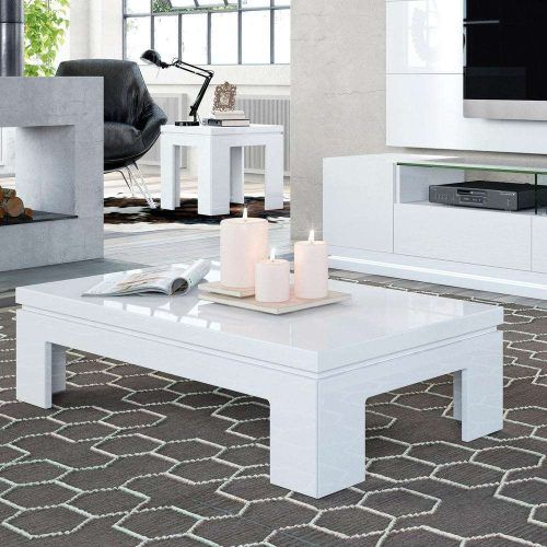 White Gloss Coffee Tables (Photo 3 of 20)