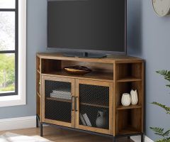 20 Inspirations Corner Tv Stands for Tvs Up to 48" Mahogany