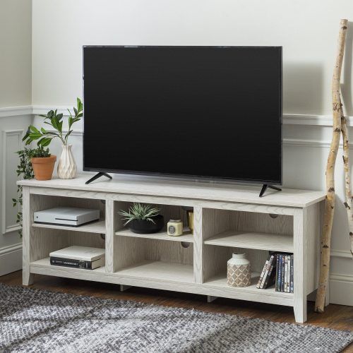 Woven Paths Open Storage Tv Stands With Multiple Finishes (Photo 5 of 20)