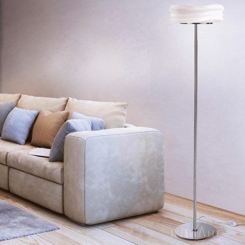 Frosted Glass Floor Lamps (Photo 8 of 20)