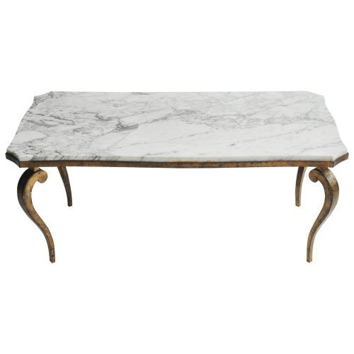 Antiqued Gold Leaf Coffee Tables (Photo 8 of 20)