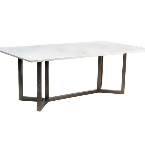 Deonte 38'' Iron Dining Tables (Photo 3 of 20)