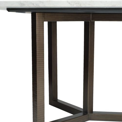 Deonte 38'' Iron Dining Tables (Photo 19 of 20)