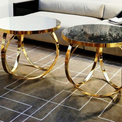 Antique Gold And Glass Coffee Tables (Photo 9 of 20)