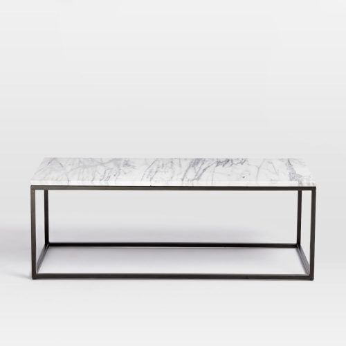 Slab Small Marble Coffee Tables With Antiqued Silver Base (Photo 7 of 20)