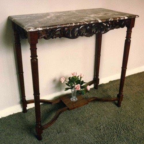 Black Metal And Marble Console Tables (Photo 16 of 20)