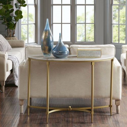White Marble Gold Metal Coffee Tables (Photo 18 of 20)