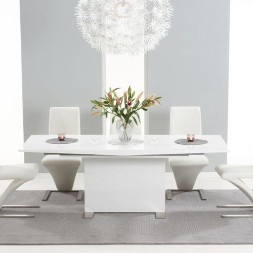 White High Gloss Oval Dining Tables (Photo 10 of 20)