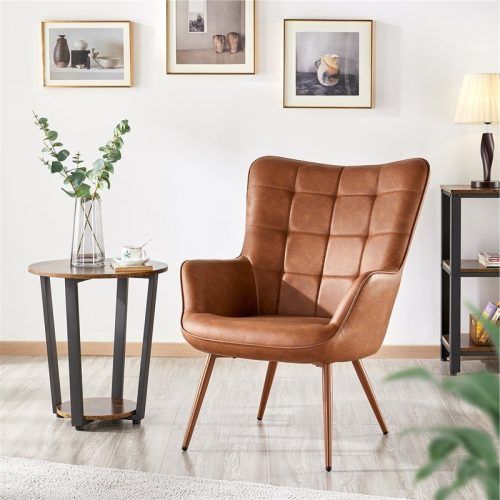 Marisa Faux Leather Wingback Chairs (Photo 1 of 20)