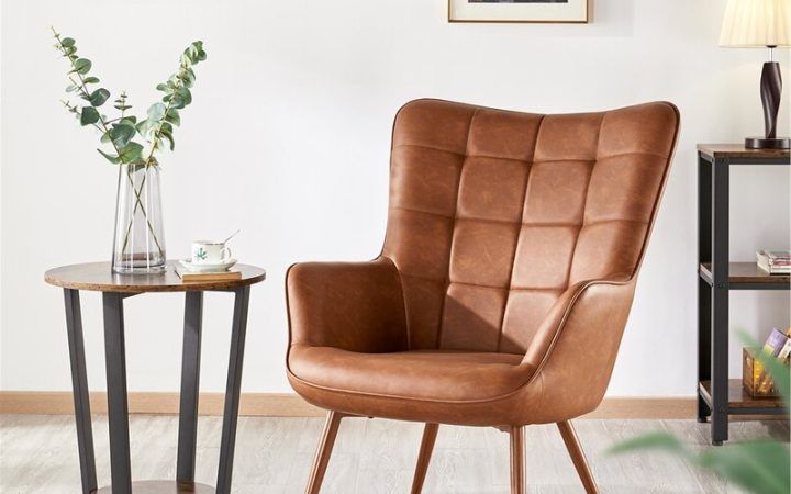 The Best Marisa Faux Leather Wingback Chairs
