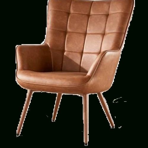 Marisa Faux Leather Wingback Chairs (Photo 2 of 20)