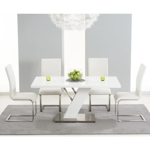 Oval White High Gloss Dining Tables (Photo 20 of 20)