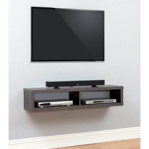 Floating Tv Shelf Wall Mounted Storage Shelf Modern Tv Stands (Photo 11 of 20)