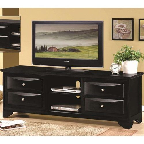 Black Tv Stands With Drawers (Photo 1 of 15)