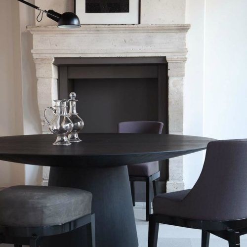 Caira Black Round Dining Tables (Photo 15 of 20)