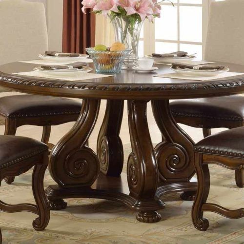 Round Pedestal Dining Tables With One Leaf (Photo 4 of 20)