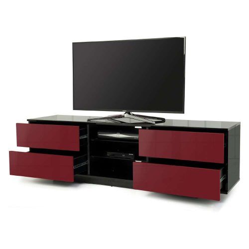 Black And Red Tv Stands (Photo 13 of 15)