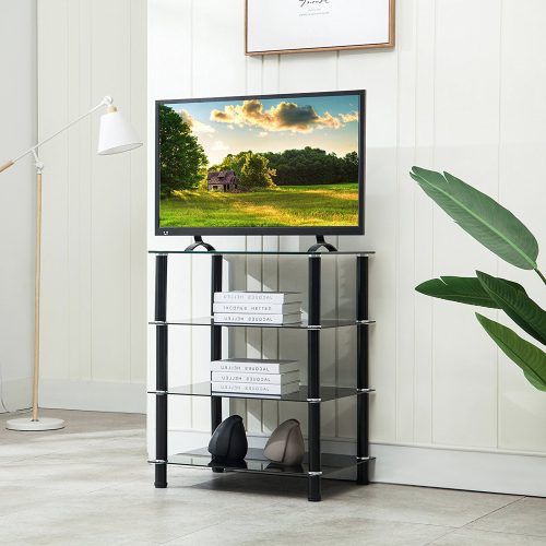 Tier Entertainment Tv Stands In Black (Photo 14 of 20)