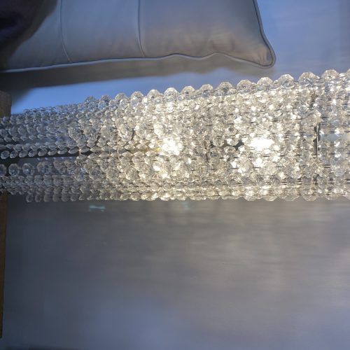 Crystal Bead Chandelier Floor Lamps (Photo 3 of 20)