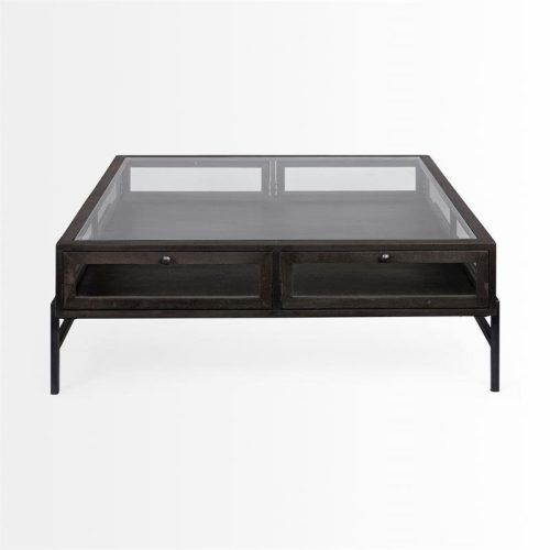 Black And Oak Brown Coffee Tables (Photo 14 of 20)