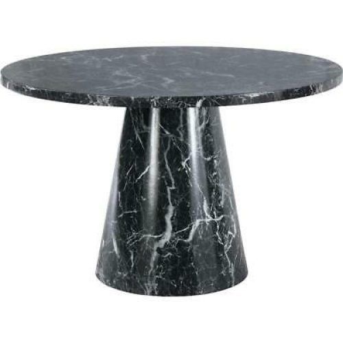 Black Round Glass-Top Console Tables (Photo 10 of 20)