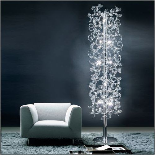 Silver Chrome Floor Lamps (Photo 4 of 20)