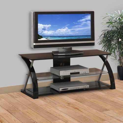 Tabletop Tv Stands Base With Black Metal Tv Mount (Photo 2 of 20)