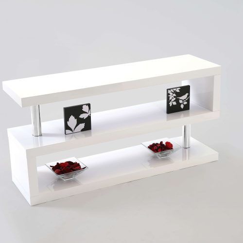 White Gloss Tv Stands (Photo 14 of 15)