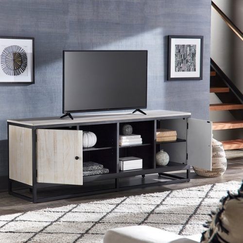 Tabletop Tv Stands Base With Black Metal Tv Mount (Photo 9 of 20)