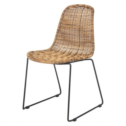 Natural Rattan Metal Chairs (Photo 10 of 20)