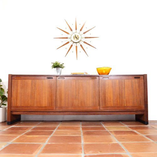Mid-Century 3-Cabinet Buffets (Photo 15 of 20)